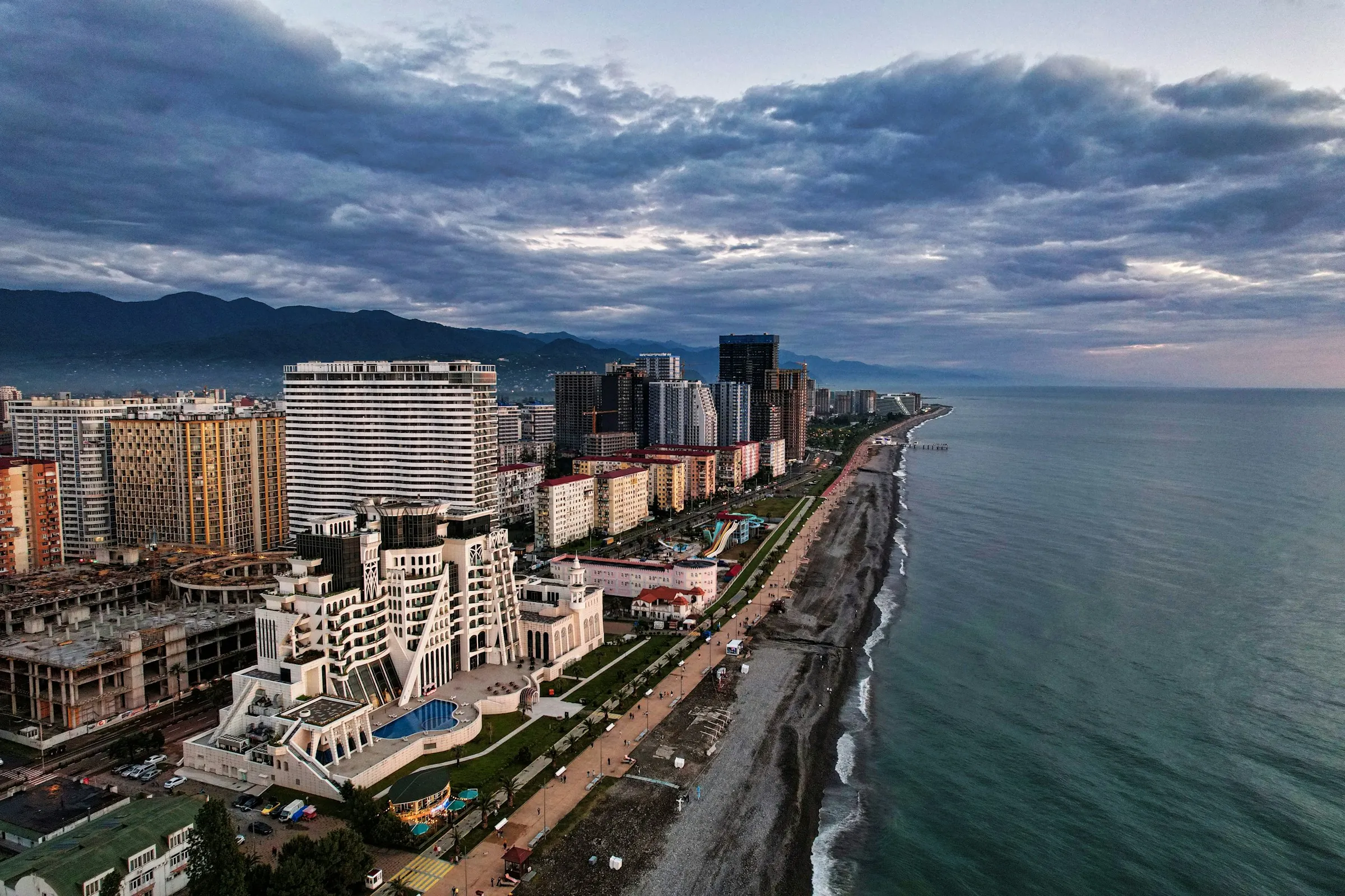The coastline at Batumi